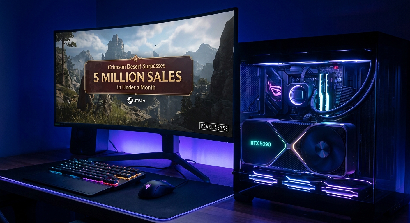 Open world action RPG fantasy landscape with medieval fortress and dynamic weather effects in stylized art environment