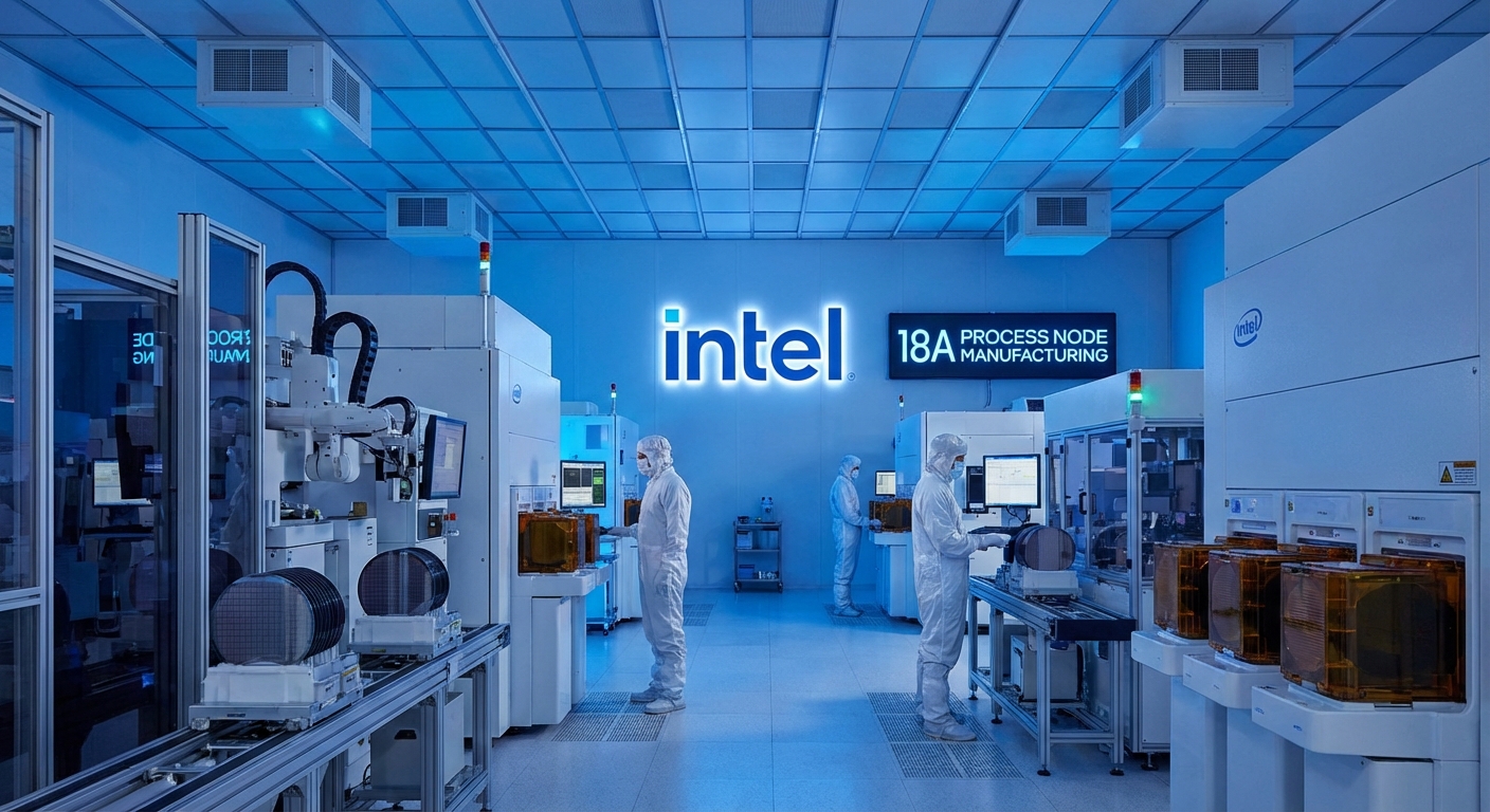 Intel semiconductor fabrication plant representing Foundry Direct Connect 2026
