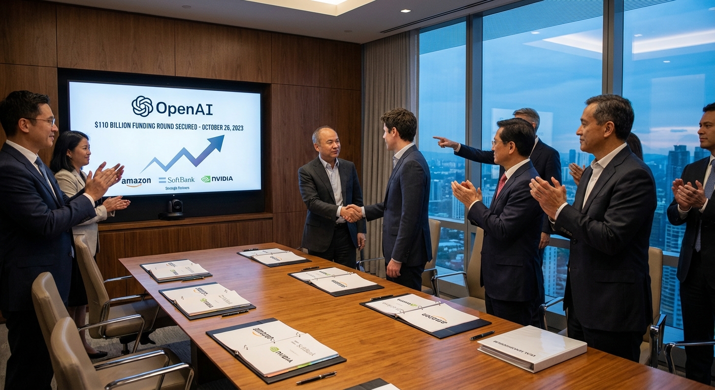 AI investment and technology growth representing OpenAI funding round