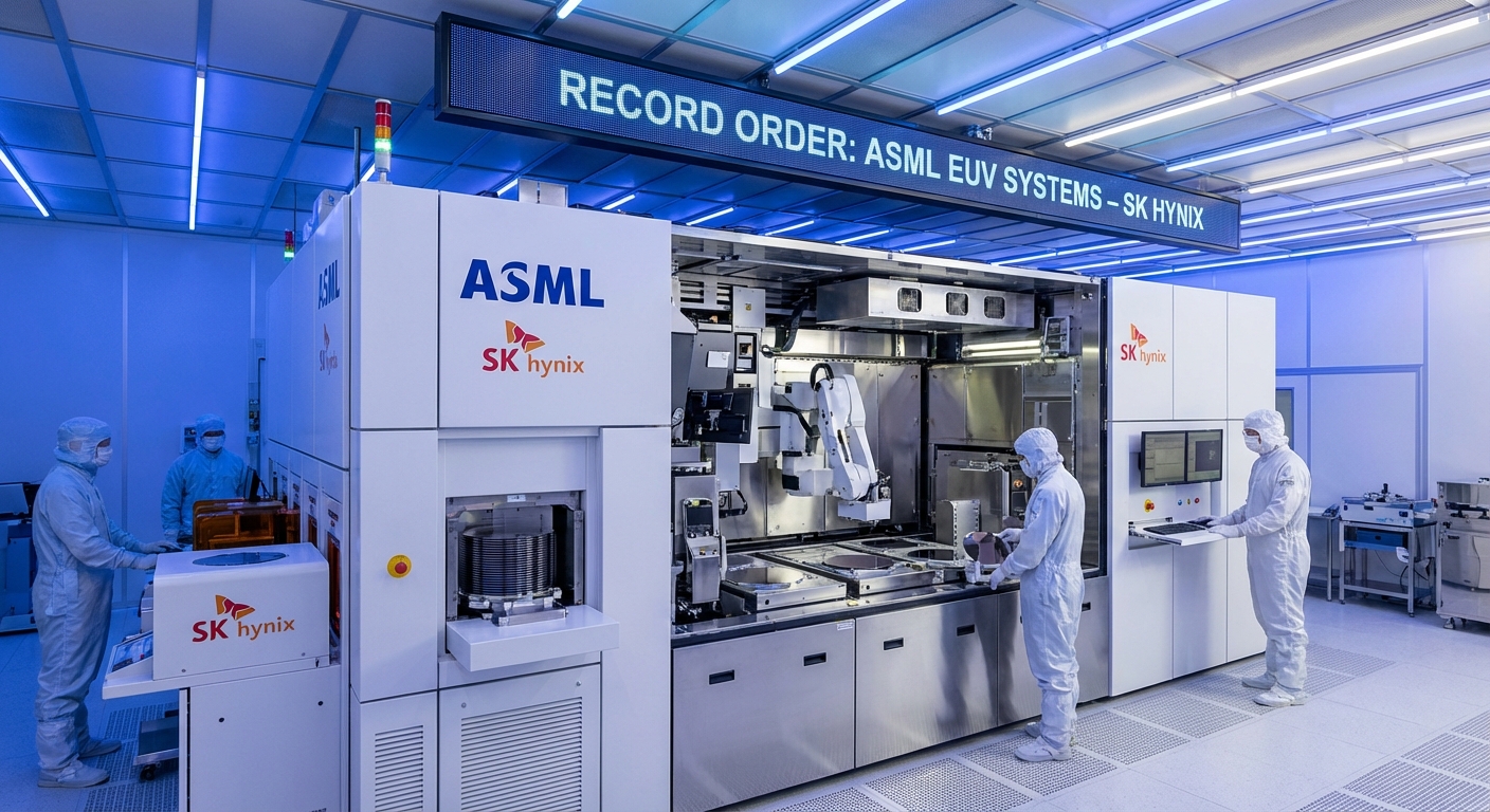 EUV lithography machine representing SK hynix ASML record order