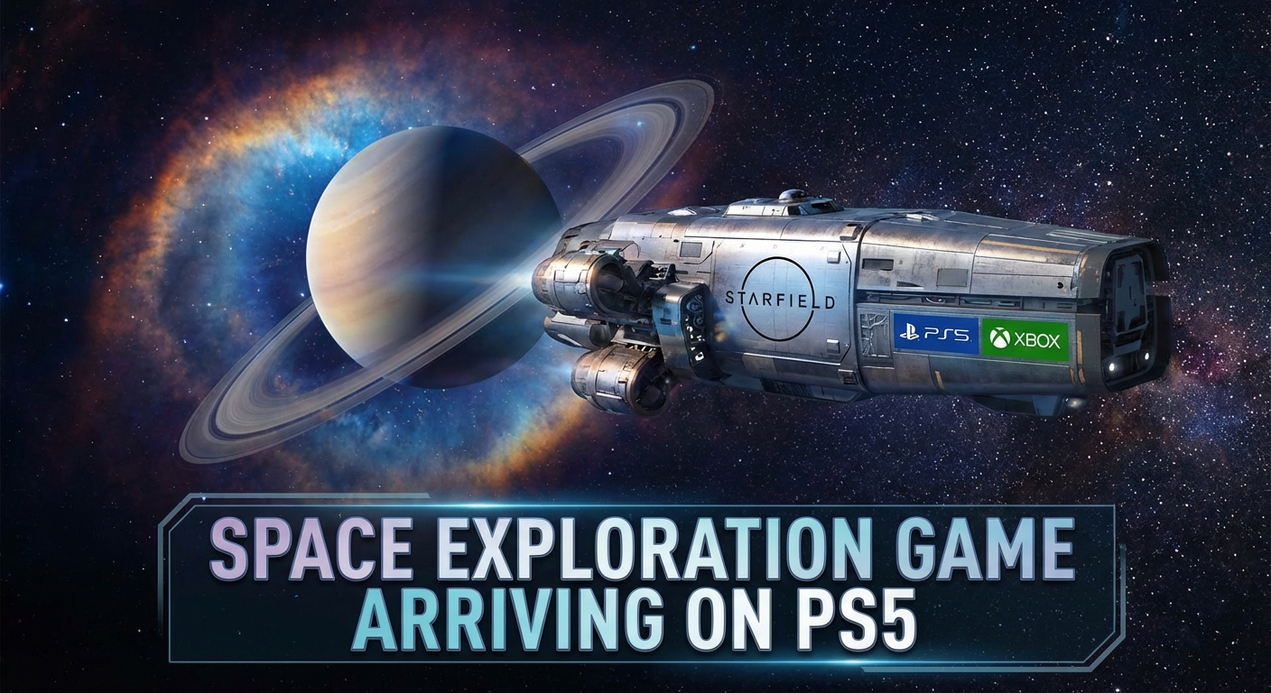 Outer space scene with stars and nebula representing Starfield