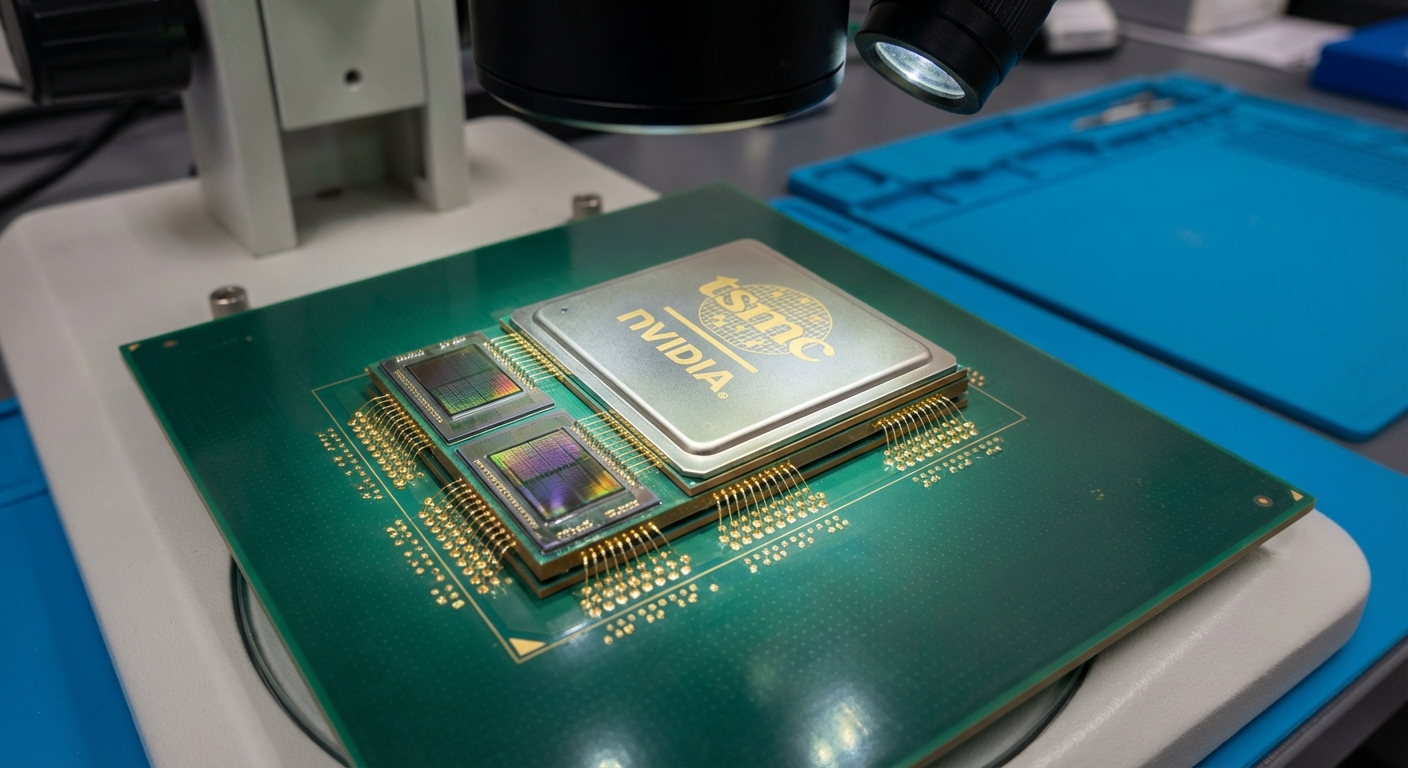 Advanced chip packaging technology representing TSMC CoWoS capacity