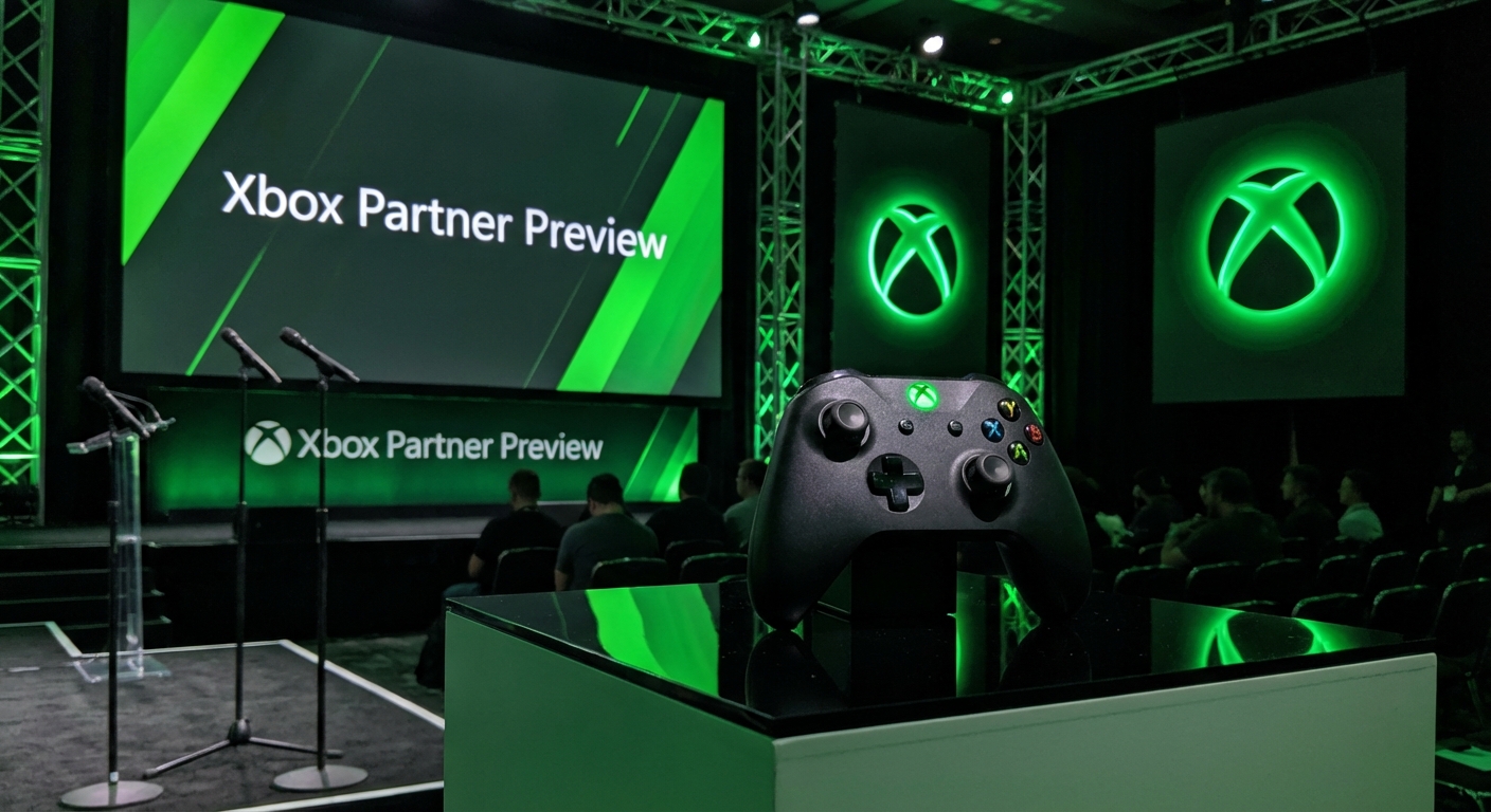 Xbox gaming controller representing Xbox Partner Preview March 2026